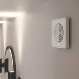 Sensio Drax 100mm Axial Bathroom Shower Extractor Fan Kit with Humidistat & Timer White 240V