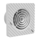 Sensio Drax 100mm Axial Bathroom Shower Extractor Fan Kit with Humidistat & Timer White 240V