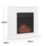 Be Modern Salehurst Electric Fire Suite White 966mm x 250mm x 803mm
