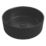 Matt Black Bathroom Washbowl No Tap Holes 355mm