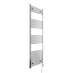 Terma 1600mm x 500mm 1023BTU Chrome Flat Electric Towel Radiator