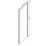 Semi-Framed Side Panel Polished Silver 900mm