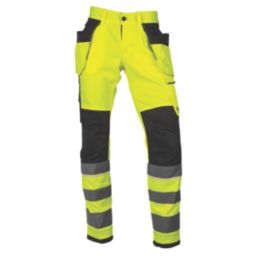 Helly Hansen UC-ME CL2 Construction Trousers Yellow 37.5" W 33" L