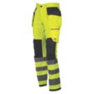 Helly Hansen UC-ME CL2 Construction Trousers Yellow 37.5" W 33" L