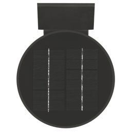 4lite Antheia Outdoor LED Solar Sleek Wall Light With PIR Sensor Black 300lm