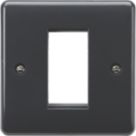 Knightsbridge Part M 1-Module Modular Faceplate Anthracite