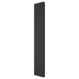 Ximax Oceanus Duplex 1800mm x 295mm 2683BTU Black Vertical Designer Radiator