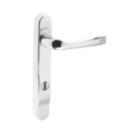 Mila ProSecure Enhanced Security Type A Door Handle Pair Polished Chrome