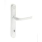Mila ProSecure Enhanced Security Type B Door Handle Pair White