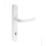 Mila ProSecure Enhanced Security Type B Door Handle Pair White