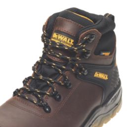 DEWALT Newark Size 8  Brown Waterproof Steel Toe Cap Safety Boots