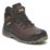 DEWALT Newark Size 8  Brown Waterproof Steel Toe Cap Safety Boots