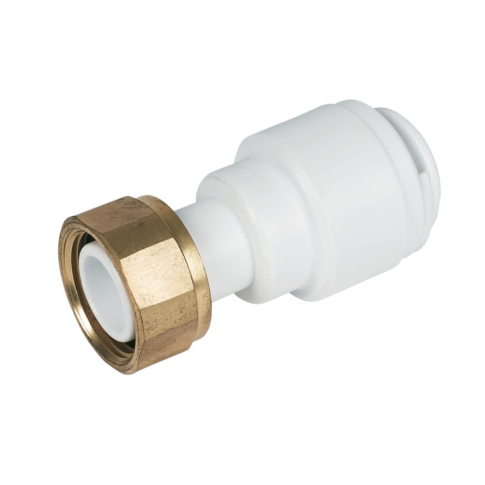 FloFit FTC2234 Tap Connector White 22mm x ¾" | Plastic Tap Connectors ...