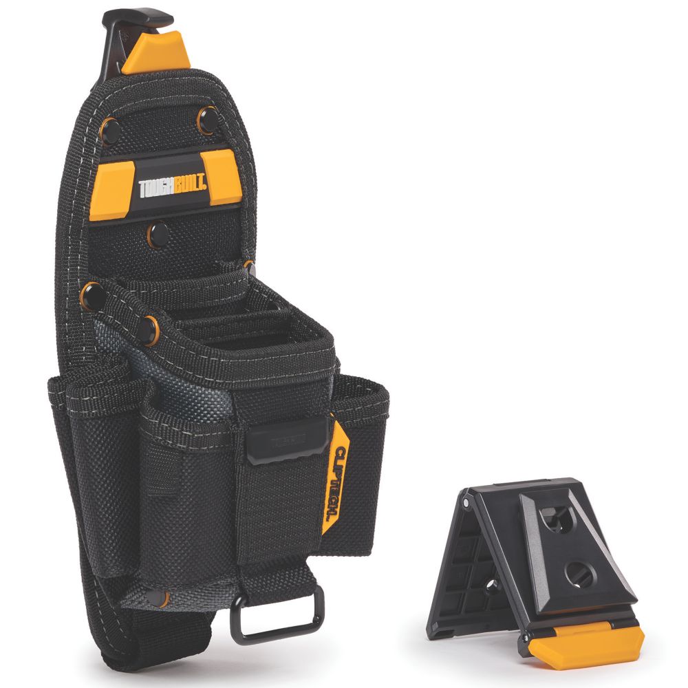 Toughbuilt ClipTech Technician Pouch Black - Screwfix