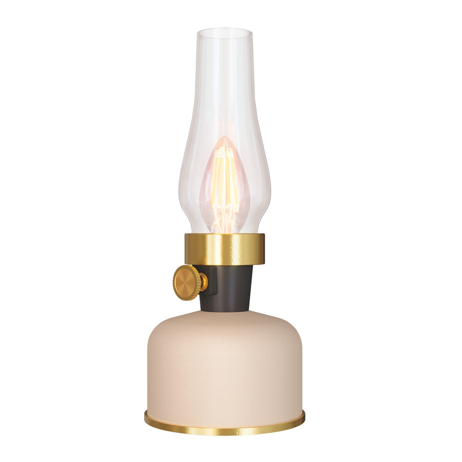 Calex Lavinio Rechargeable LED Table Lamp Sand 200lm (349CX)