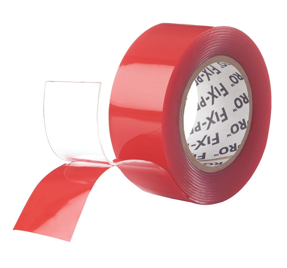 Velcro Brand  Fix-Pro Removable Mounting Tape  Transparent 2m x 25mm