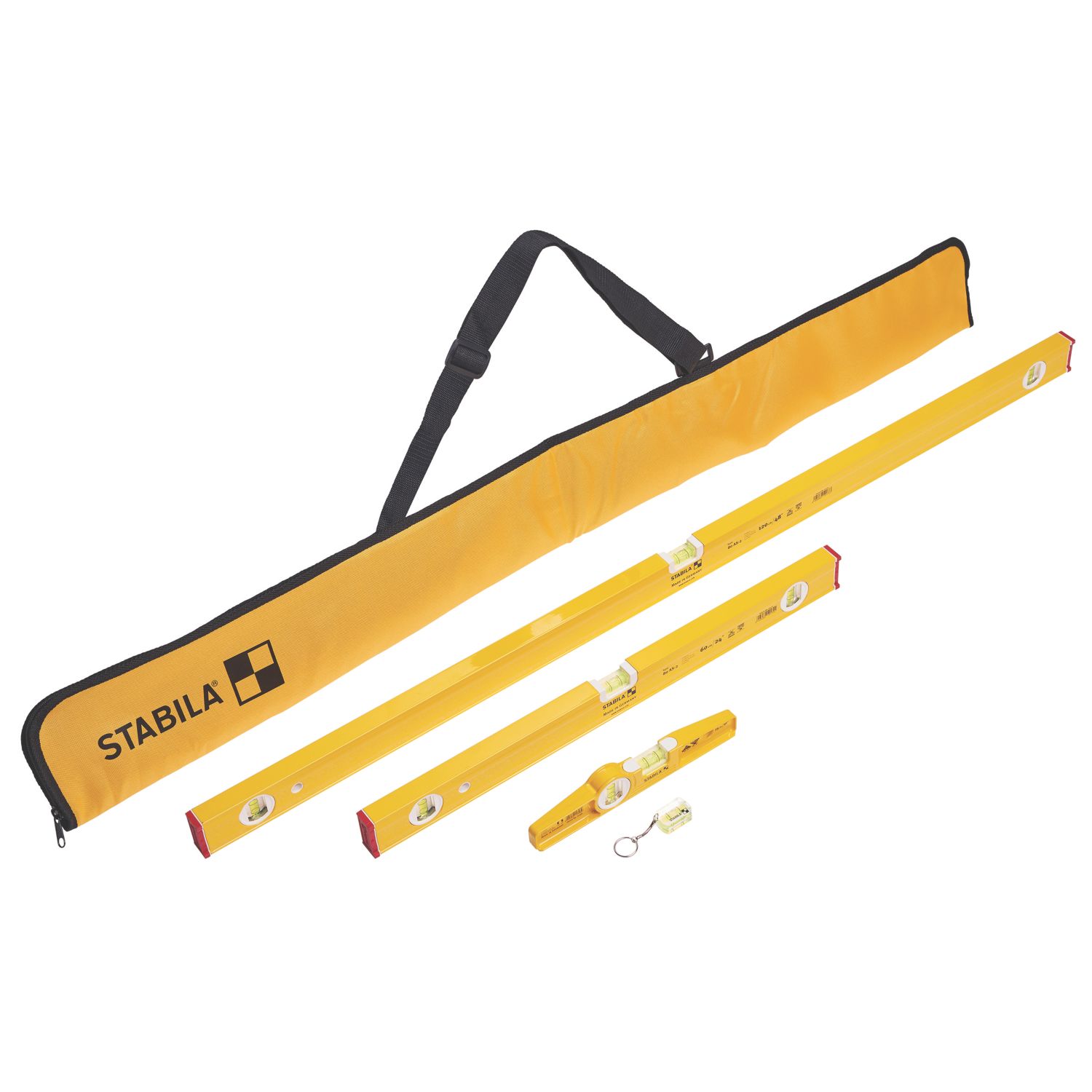 Stabila Spirit Level Set 4 Pieces (349HG)