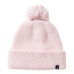 Dare 2B Maya Pom Beanie Hat with Pom Pom Pink Haze - ZMT