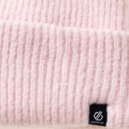 Dare 2B Maya Pom Beanie Hat with Pom Pom Pink Haze - ZMT
