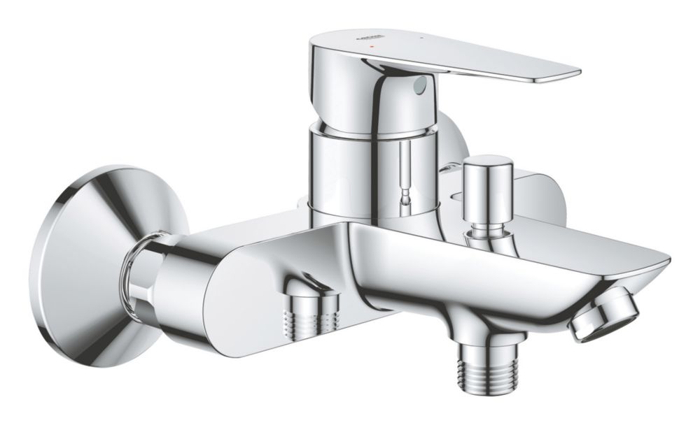 Grohe Start Edge Wall-Mounted Mono Bath Shower Mixer Chrome