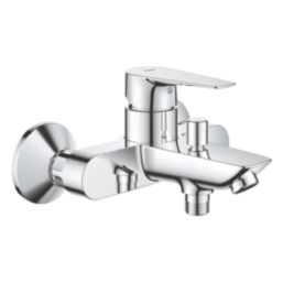 Grohe Start Edge Chrome 119mm Wall Mounted Lever 2 Tap Holes Bath Shower Mixer Tap