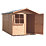 Shire Baracca 6' 6" x 10' (Nominal) Apex Overlap Timber Shed