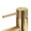 Swirl Melba Gold 143mm Cloakroom Lever Mono Basin Mixer Tap  With Clicker Waste