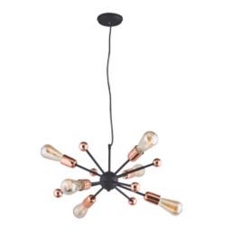 Quay Design Hansen LED Adjustable Multi-Arm Pendant Copper 12W 210lm