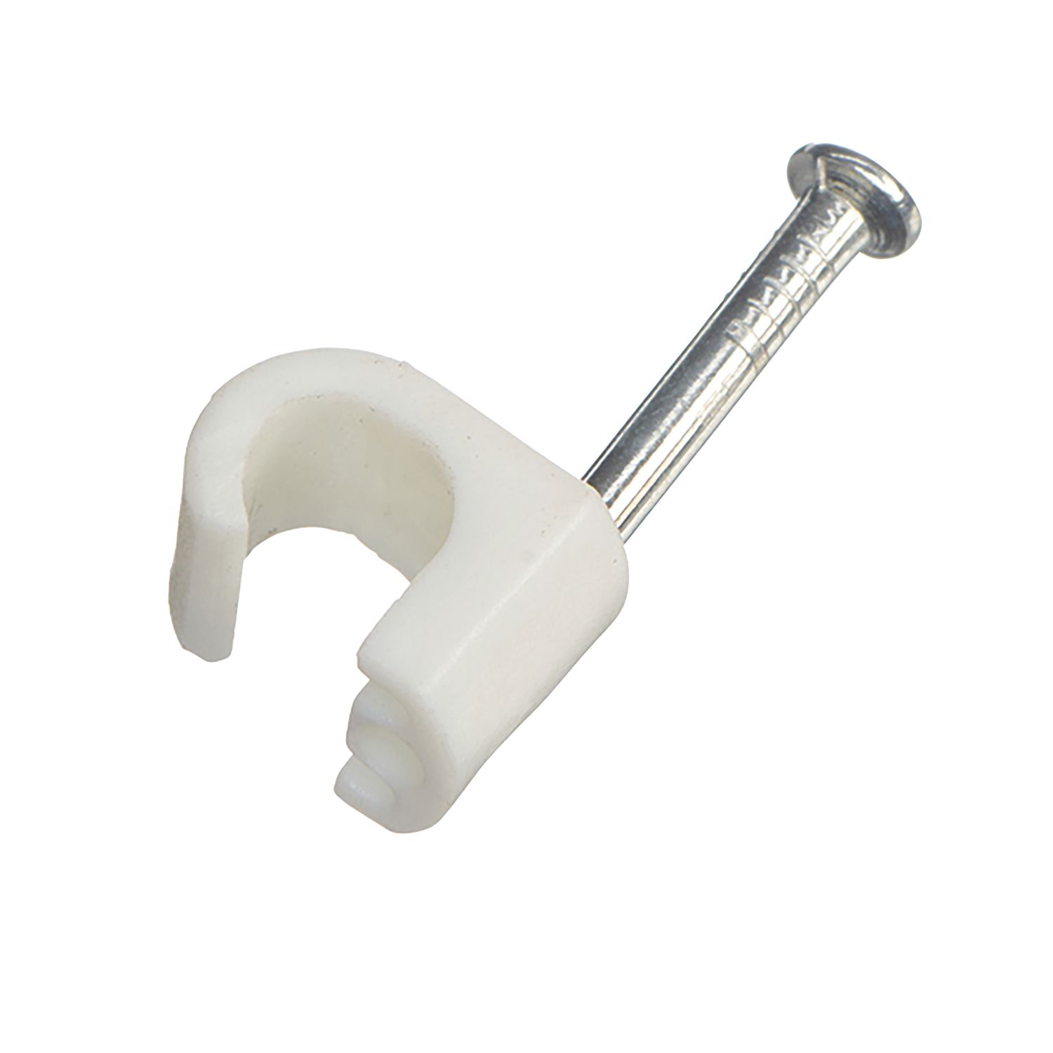 Vimark White Round Cable Clips 7-10mm 100 Pack (349VT)