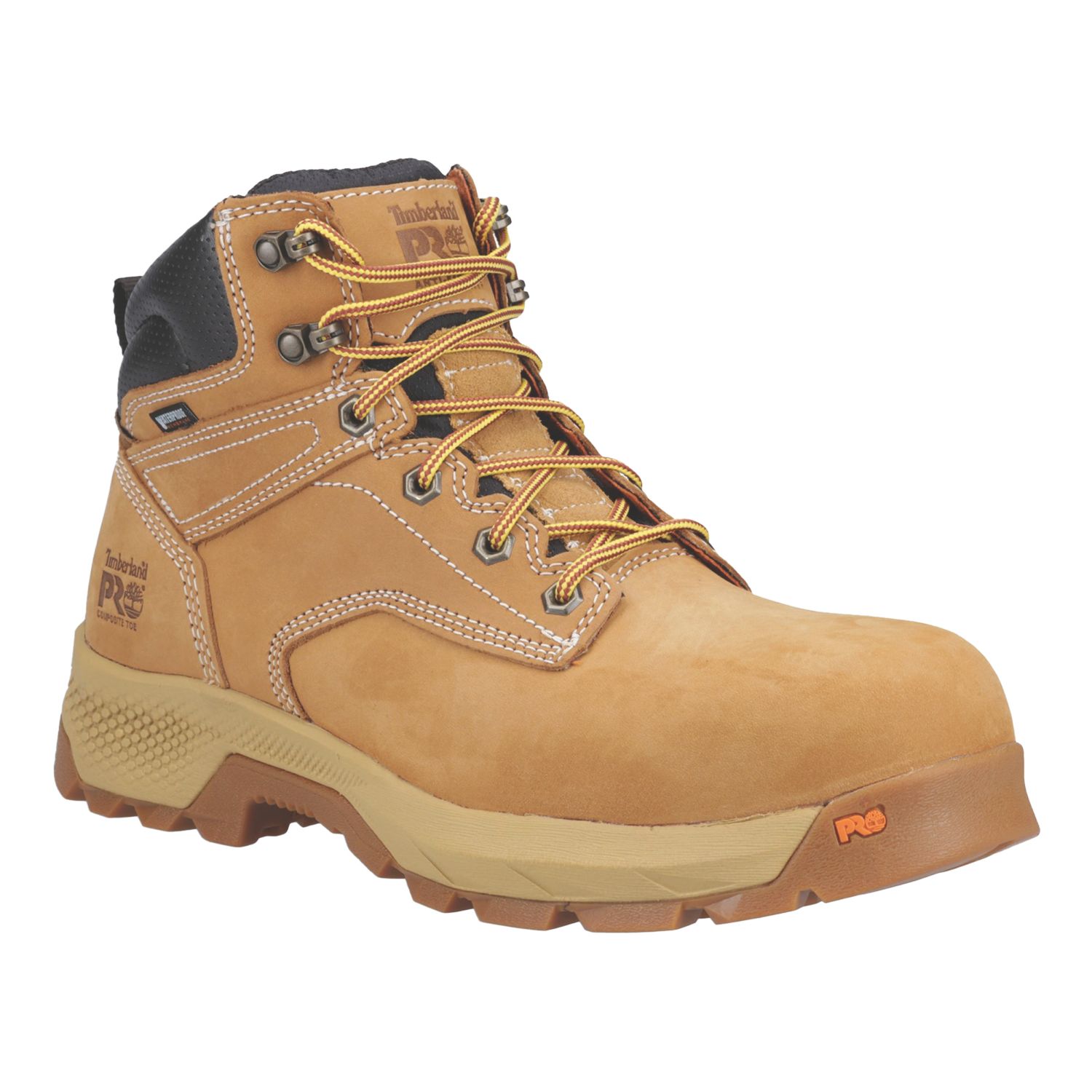Timberland Pro Titan 6" Size 6.5 Tan Waterproof Safety Boots (349XP)