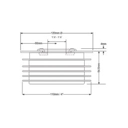 McAlpine  Drain Connector Black 32 / 40mm