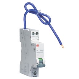 Wylex  6A 30mA Type A DP B Curve  Bidirectional Mini RCBO