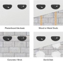 AVF Any Wall ZML8350 Flat TV Mounting Bracket Fixed 32-80"