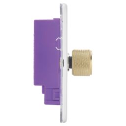 Knightsbridge SF2191MWB 1-Gang 2-Way LED Dimmer  Matt White