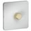 Knightsbridge SF2191MWB 1-Gang 2-Way LED Dimmer  Matt White
