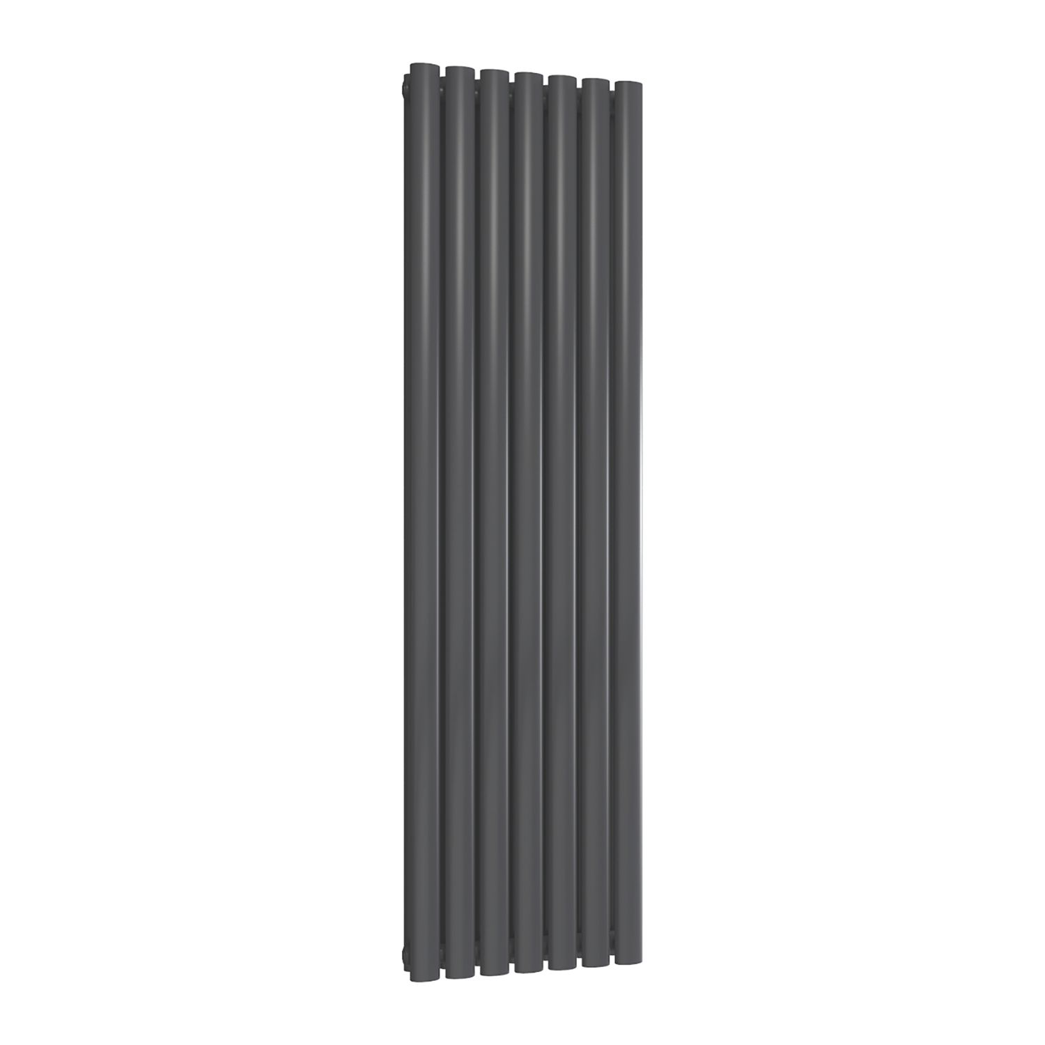 Reina Elips Double 1600mm x 420mm 3903BTU Anthracite Vertical Designer Radiator (350EE)