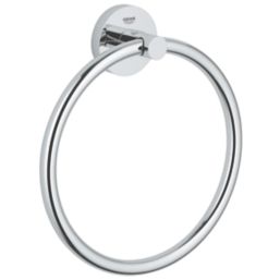 Grohe Essentials Towel Ring Chrome