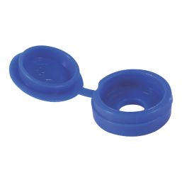 Timco 4-9ga 100 Pack Blue Plastic Screw Caps