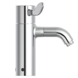 Armitage Shanks Markwik 21+ Safe SQ Chrome  186mm Lever Mono Basin Mixer Tap
