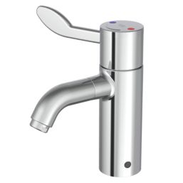 Armitage Shanks Markwik 21+ Safe SQ Chrome  186mm Lever Mono Basin Mixer Tap