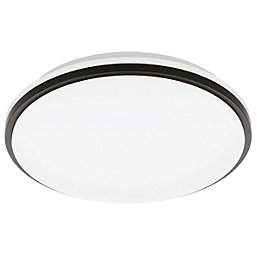 Eglo Pinetto LED Ceiling Light White / Black 6W 1900lm