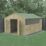 Forest Beckwood 10' x 14' 6" (Nominal) Apex Shiplap Timber Shed with Assembly