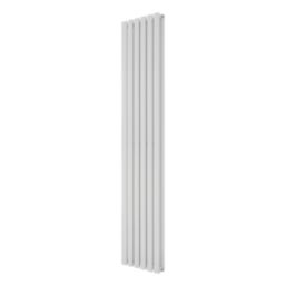 Azur Eclipse Duplex 1800mm x 360mm 3512BTU White Vertical Designer Radiator