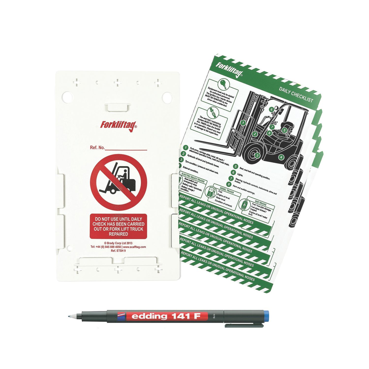 Scafftag Forklift Tag Kit 7 Pieces (350YU)