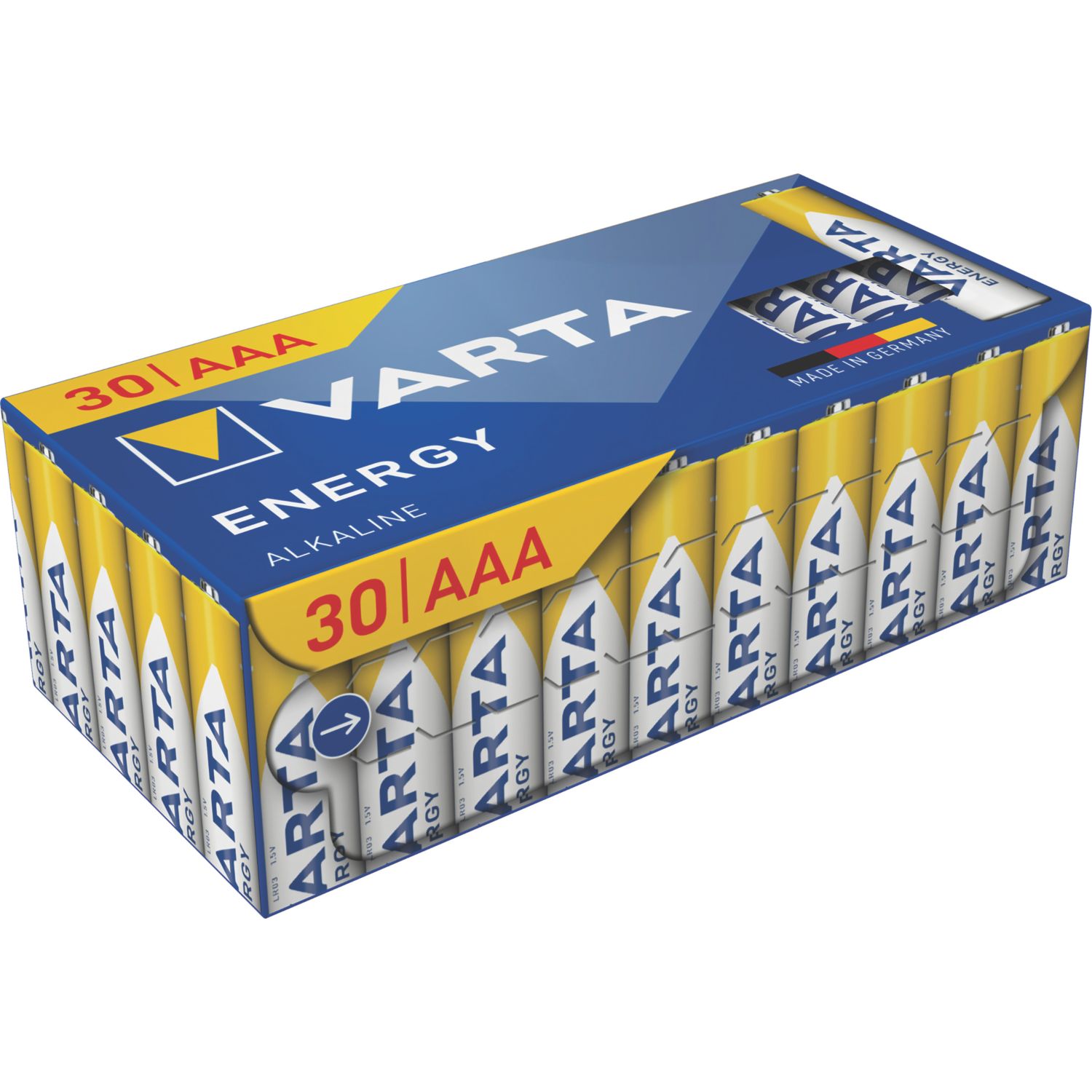 Varta Energy AAA 1.5V Alkaline Batteries 30 Pack (350YW)
