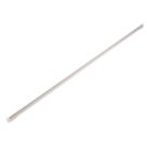 Croydex Straight Shower Curtain Rail Aluminium Silver 1830mm