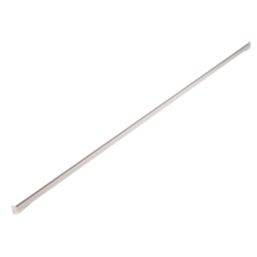 Croydex Straight Shower Curtain Rail Aluminium Silver 1830mm