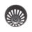 FloPlast Cast Iron Effect Vent Terminal Black 110mm