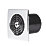 Manrose LP100SS 100mm (4") Axial Bathroom Extractor Fan  Chrome 240V