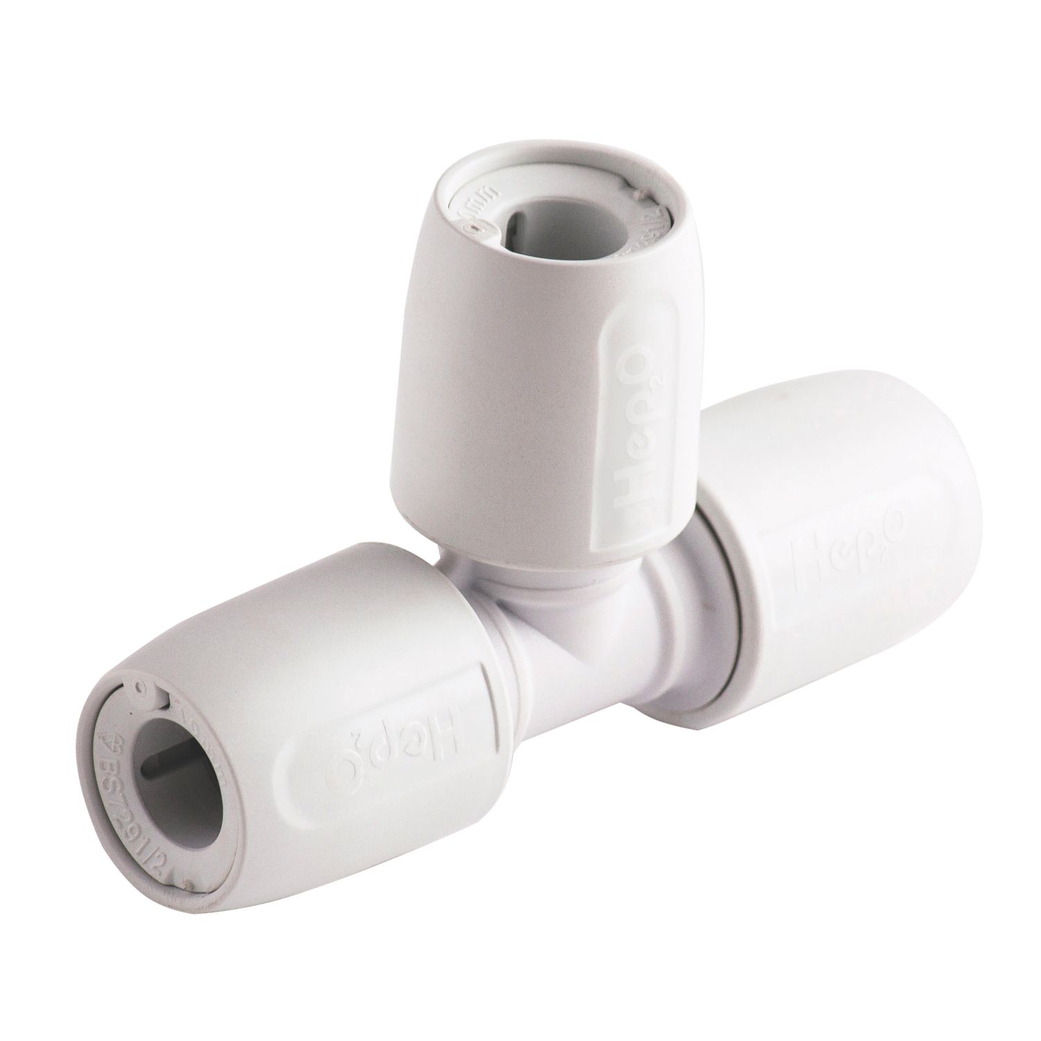 Hep2O Plastic Push-Fit Equal Tee 10mm (3513F)